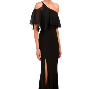 DRESS THE POPULATION BLACK GOWN